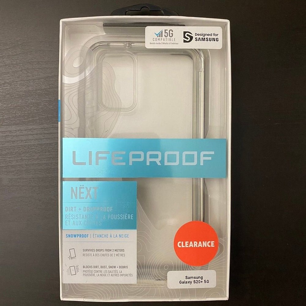 Samsung s20 plus Lifeproof Clear Case